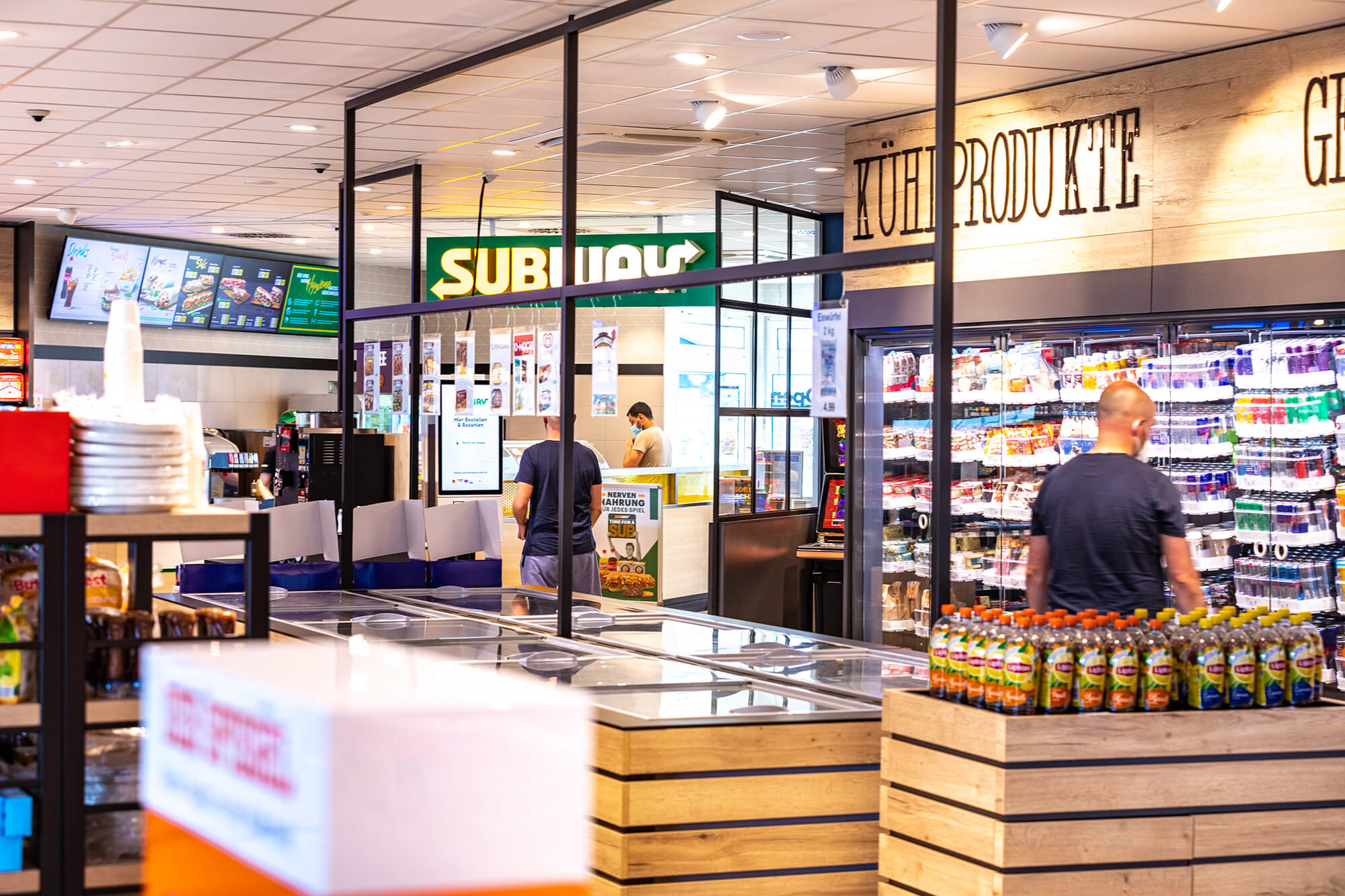 Order kiosk at Subway Germany